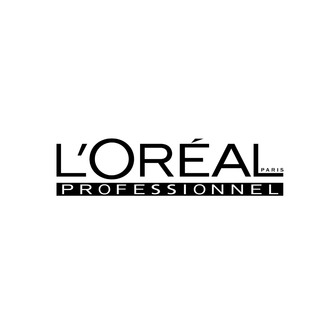 L'Oréal Professionnel Paris black and white logo.